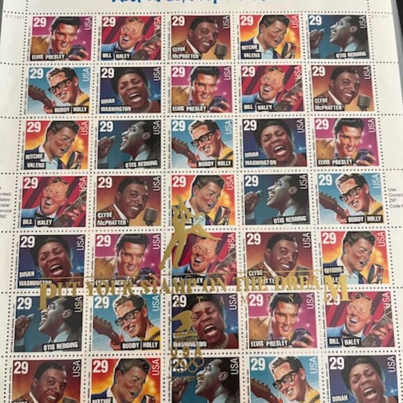Several sheets of vintage 1988 Olympic Stamp Collection printed 1991 / 501 total - Picture 13 of 13